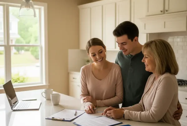 Couple discussing FHA loan requirements in Virginia with their Northern Virginia real estate agent.